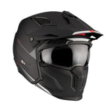 MT Streetfighter SV S Solid A1 Matt Black Motorcycle Helmet