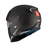 MT Streetfighter SV S Solid A1 Matt Black Motorcycle Helmet