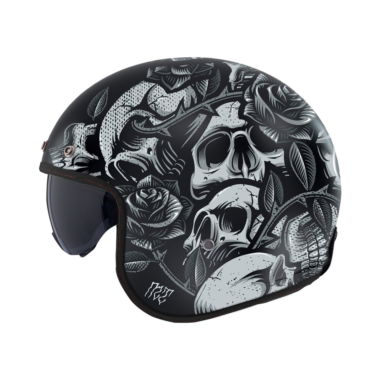 MT Le Mans 2 SV S Breakout B2 Matt Grey Motorcycle Helmet