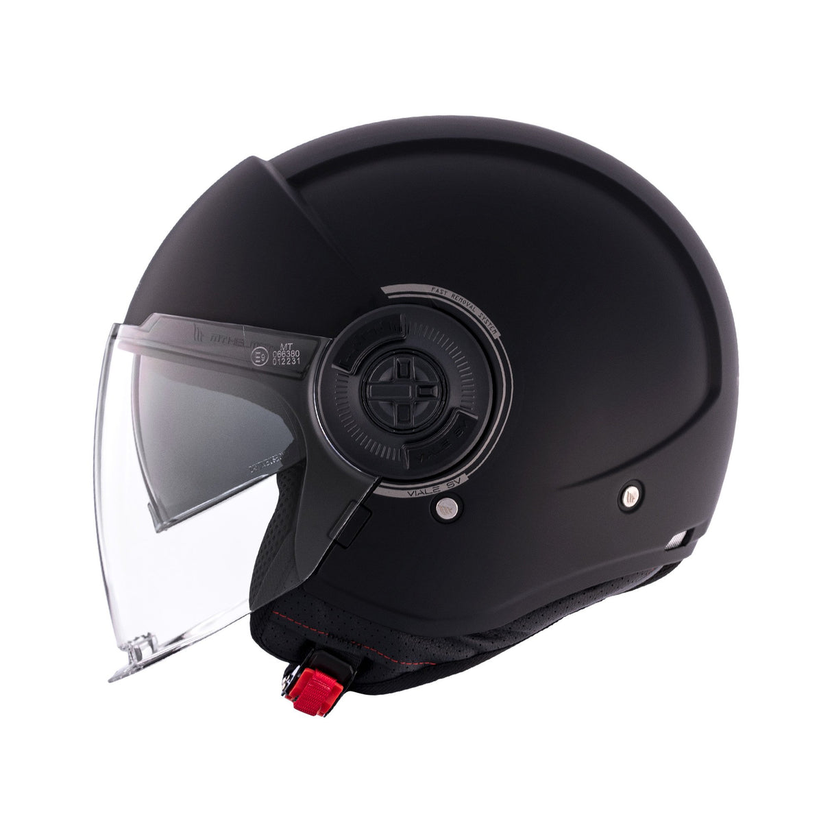 MT Viale SV S Solid A1 Matt Black Motorcycle Helmet