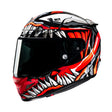 HJC RPHA 12 Maximized Venom Marvel MC1SF Motorcycle Helmet Teeth Skull Eyes