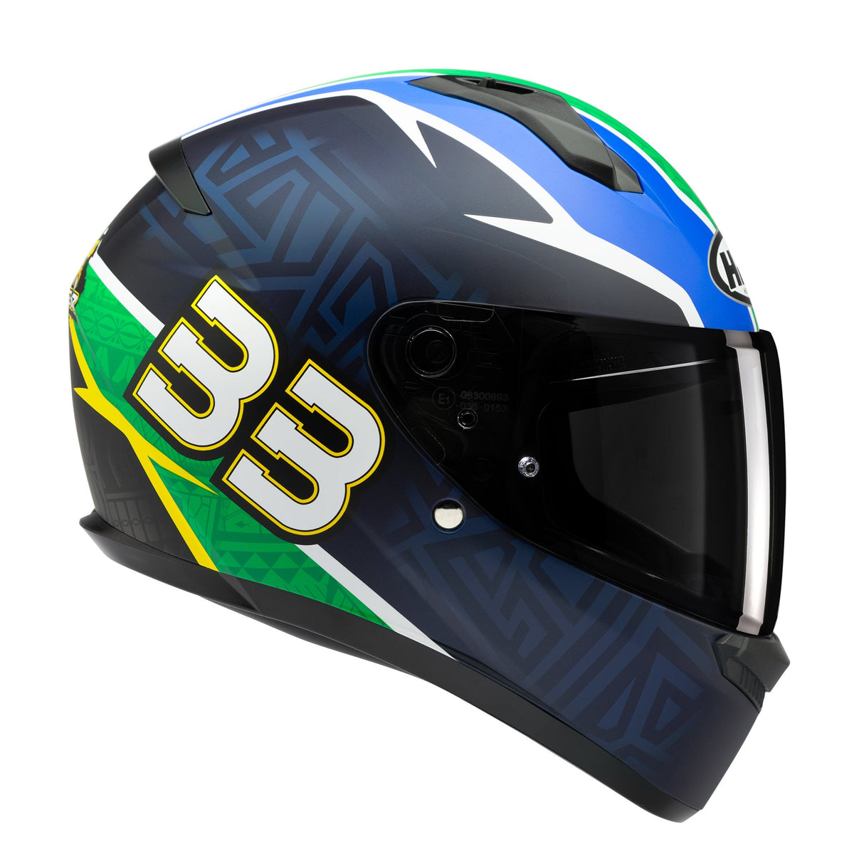 HJC C10 Brad Binder MC21SF Red White Blue Motorcycle Helmet