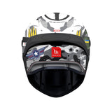 MT Targo S Patton A0 Gloss White Camo Motorcycle Helmet