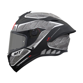 MT Targo S Surt B0 Matt Black Grey Motorcycle Helmet