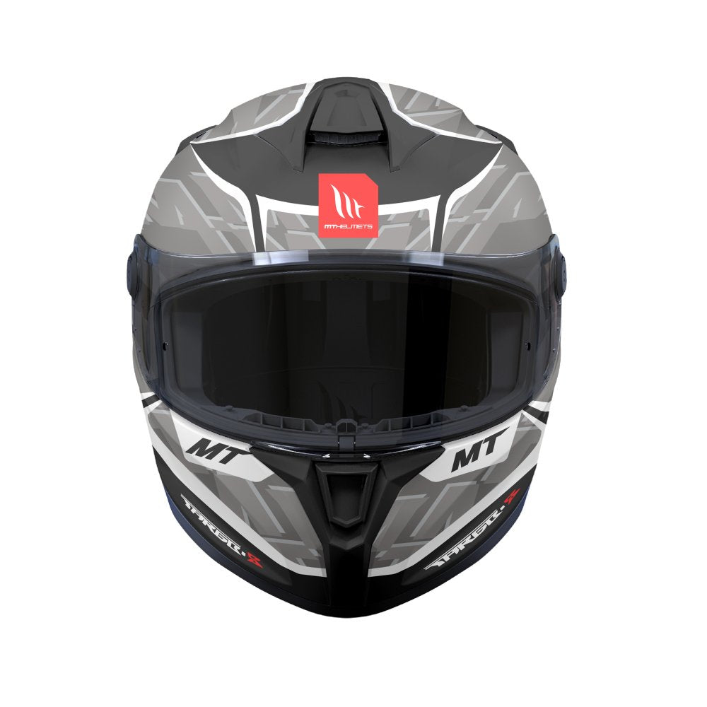 MT Targo S Surt B0 Matt Black Grey Motorcycle Helmet