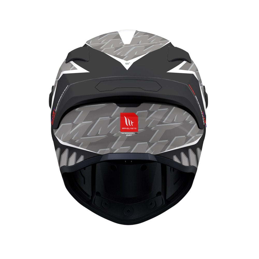 MT Targo S Surt B0 Matt Black Grey Motorcycle Helmet