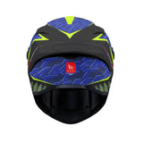 MT Targo S Surt B13 Matt Black Blue Yellow Motorcycle Helmet