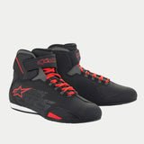 Alpinestars Sektor Shoe Boots - Black/Bright Red