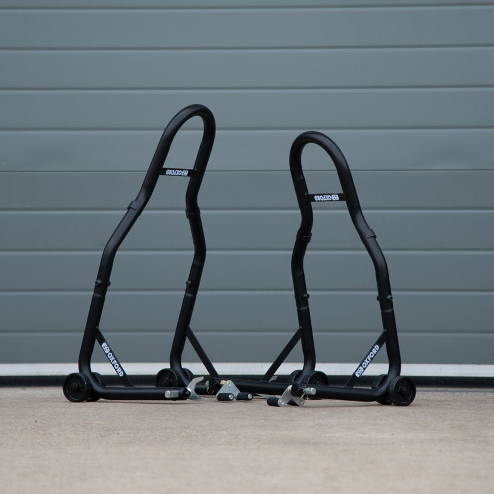 Oxford SP821 Motorcycle Black Rear Paddock Stand 2.0 Heavy Duty