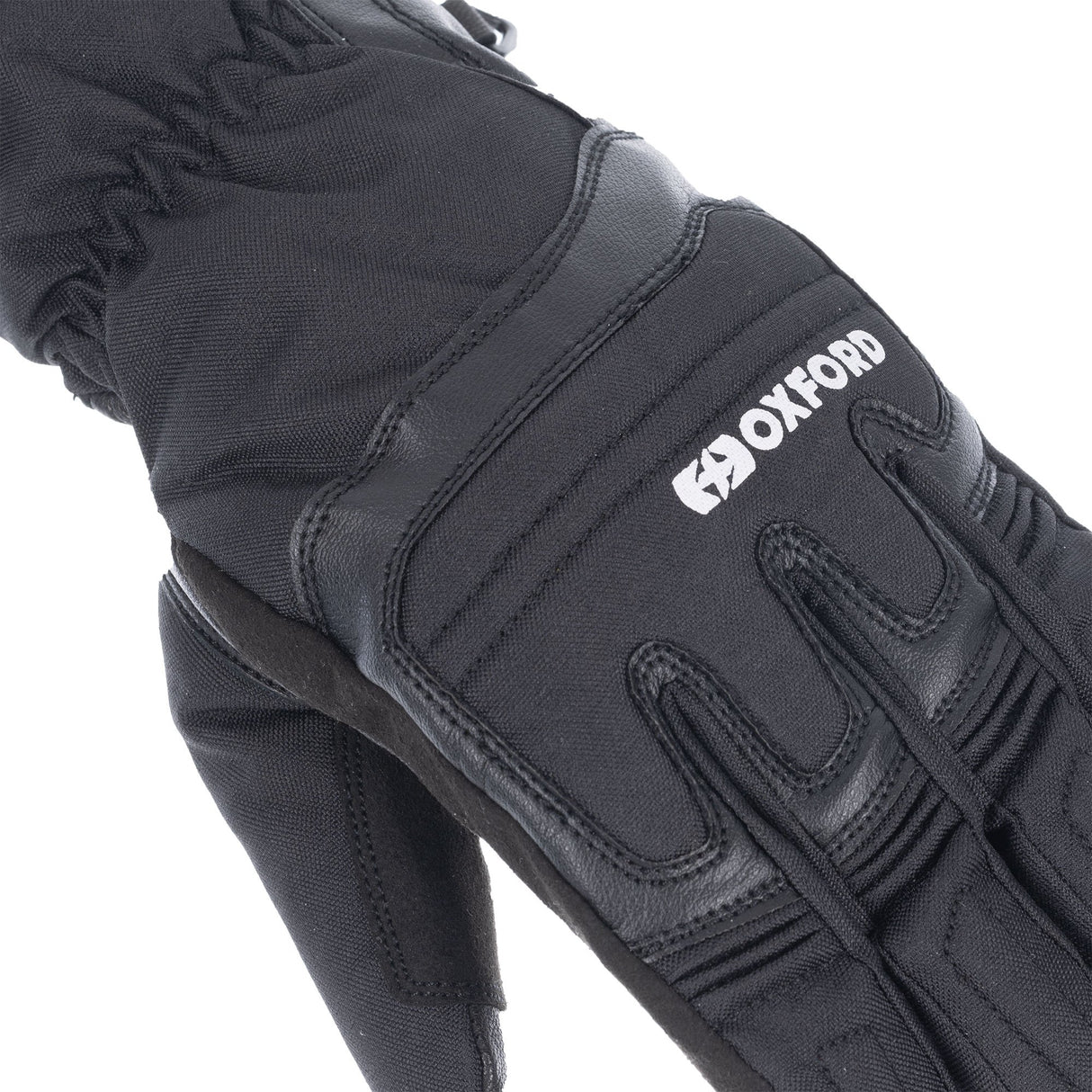 Oxford Spartan Waterproof Motorcycle Gloves Black