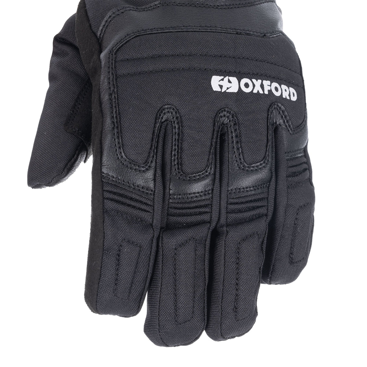 Oxford Spartan Waterproof Motorcycle Gloves Black