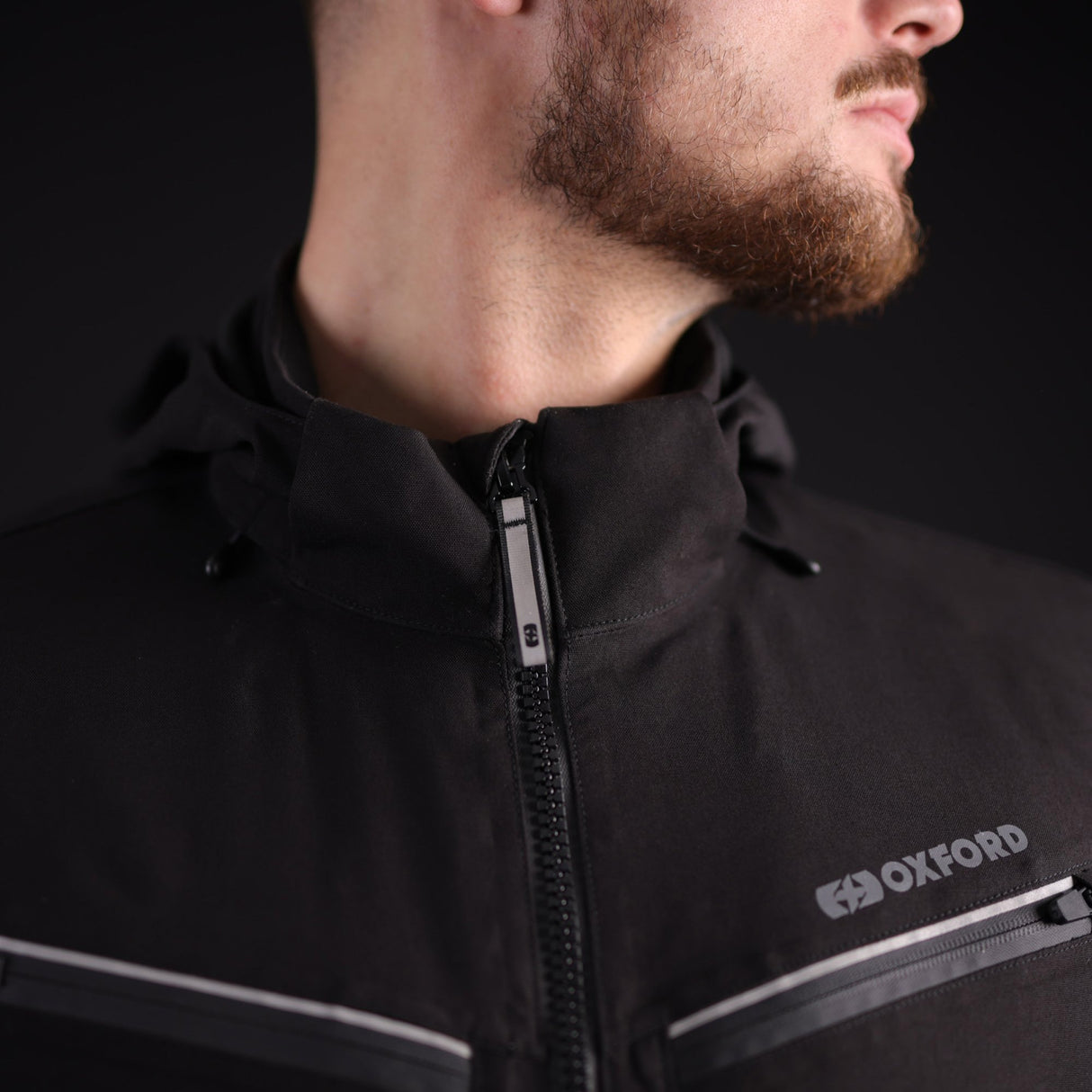 Oxford Mondial Street D2D Motorcycle Jacket Black
