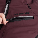 Oxford Mondial Street D2D Ladies Motorcycle Jacket Plum