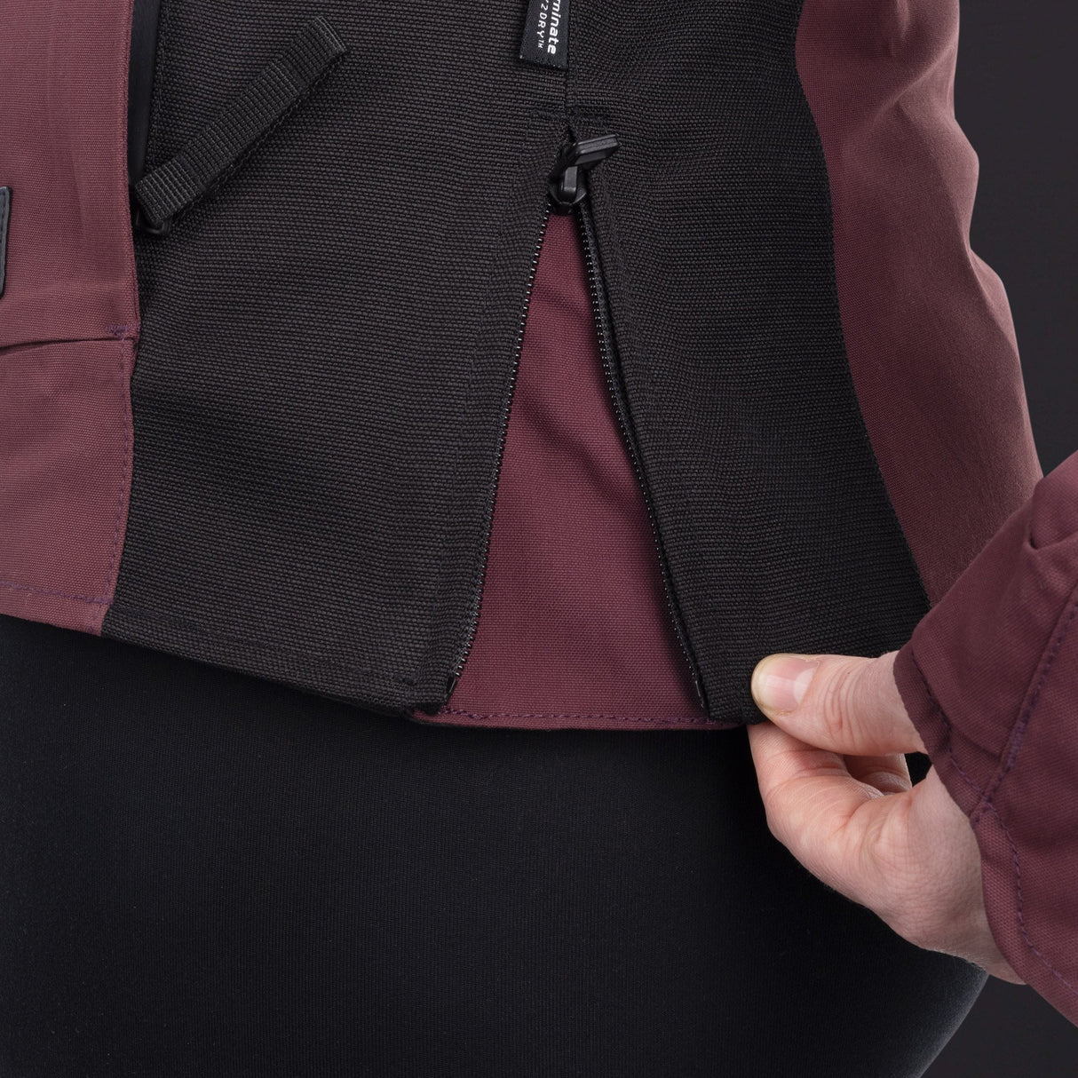 Oxford Mondial Street D2D Ladies Motorcycle Jacket Plum