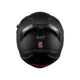 MT Braker SV Pure Motorcycle Full Face Helmet Matt Black