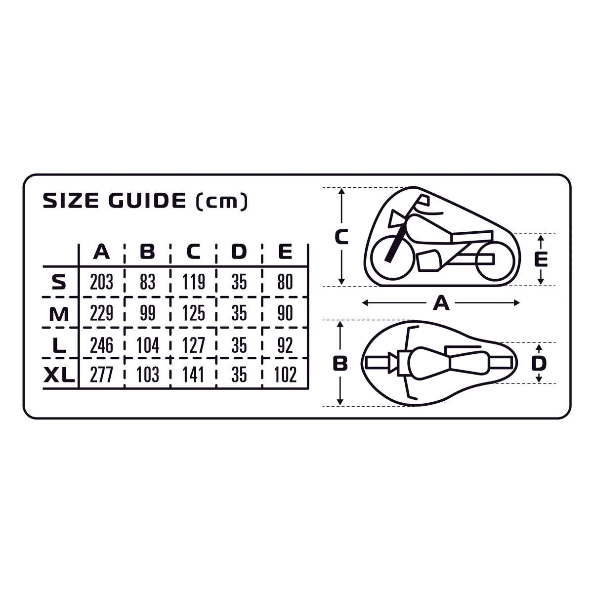 Oxford Solatex UV Protection Motorcycle Waterproof Outdoor Cover
