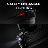 Sena Phantom ANC Smart Mesh Intercom Motorcycle Full Face Helmet Black