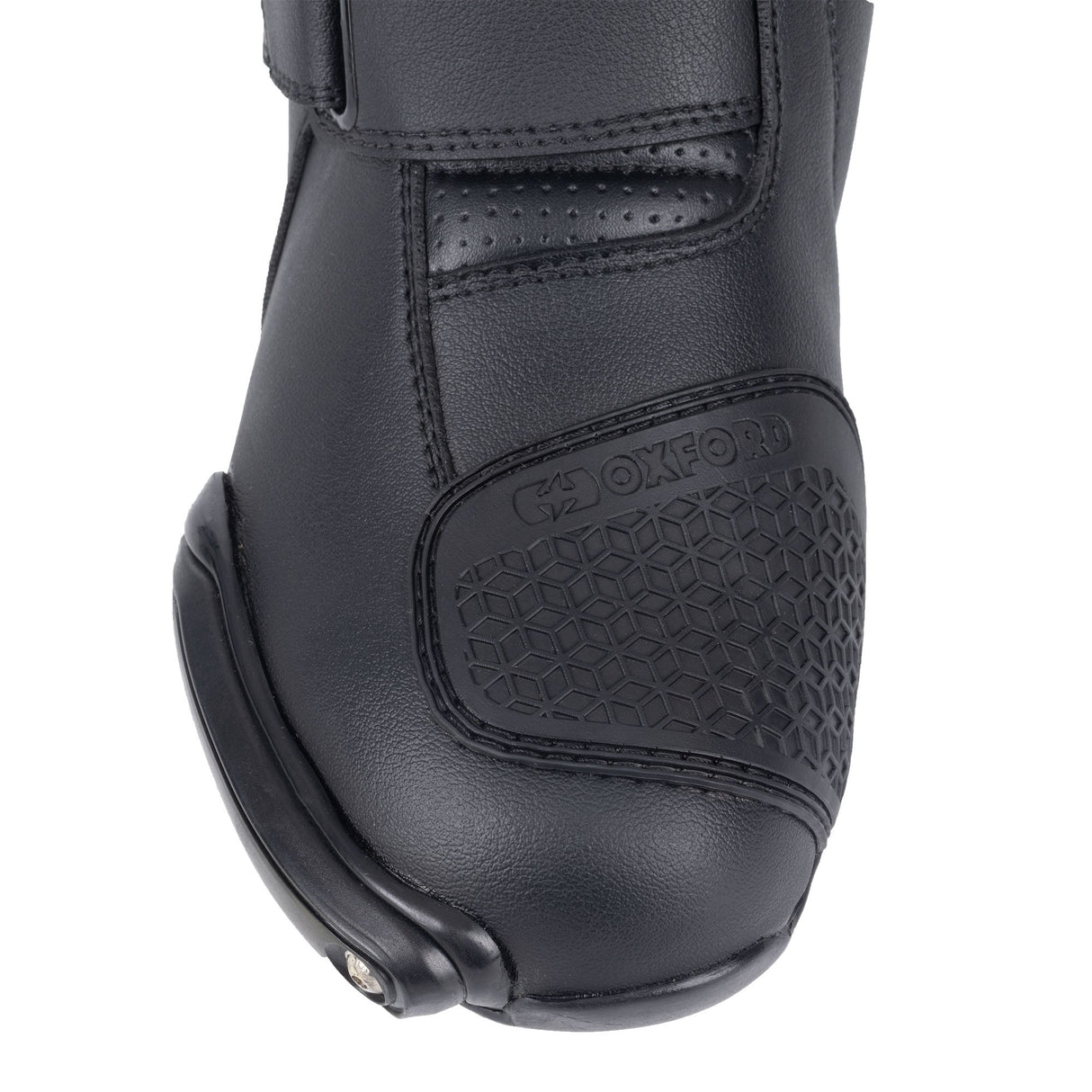 Oxford Omega Air Short Motorcycle Boots - Black/White/Yellow