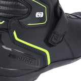 Oxford Omega Air Short Motorcycle Boots - Black/White/Yellow