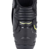 Oxford Omega Air Short Motorcycle Boots - Black/White/Yellow