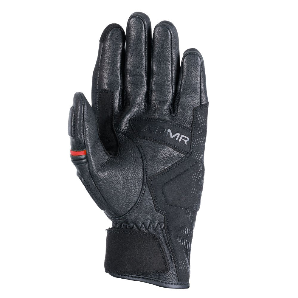 ARMR Raiden 3.0 Men's Motorcycle Leather Gloves Black Red