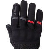 ARMR Eyoshi 3.0 Men's Waterproof Motorcycle Gloves Black Red