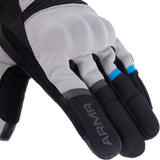 ARMR Eyoshi 3.0 Men's Waterproof Motorcycle Gloves Black Grey Blue