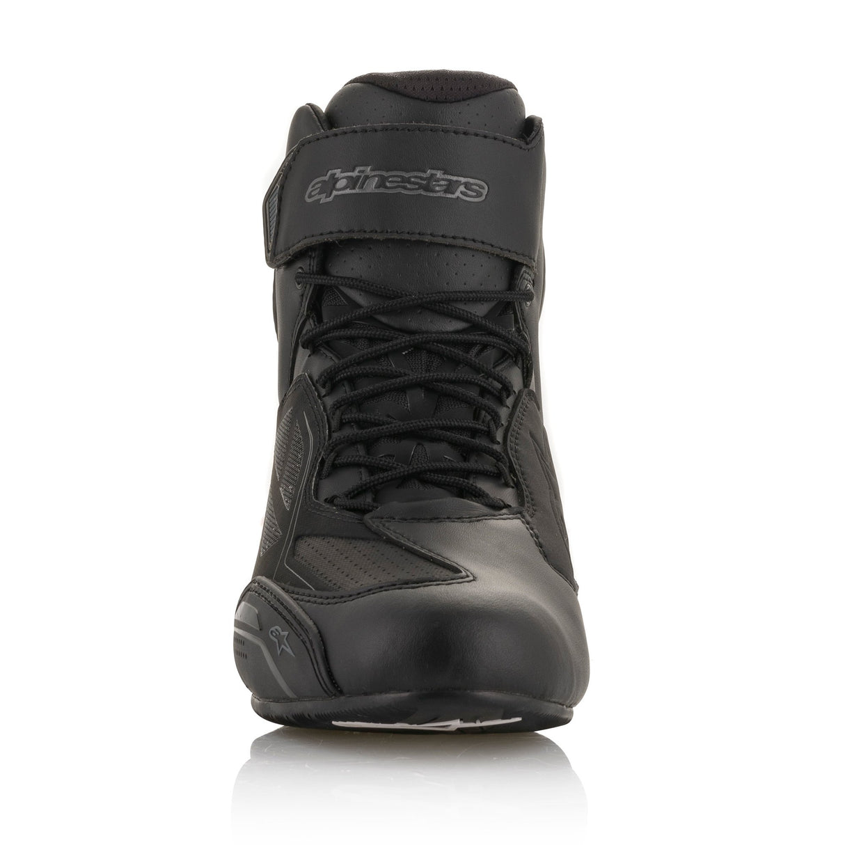 Alpinestars Faster-3 Motorcycle Shoes Boots - Black Cool Grey