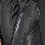 Oxford Nexus 1.0 Men's Leather Stealth Black Motorcycle Jacket