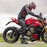 Oxford Nexus 1.0 Men's Leather Black/Red Motorcycle Jacket