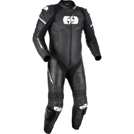 Oxford Nexus 1.0 One Piece Leather Suit Black White