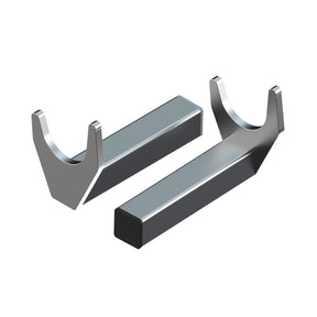 Oxford OX784 Motorcycle Bobbin Forks for Rear Paddock Stand Square Fitment (Fits Oxford Premium and Big Black Bike Stands)