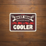 Oxford OX348 Garage Workshop Metal Sign: Biker Mum