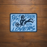Oxford OX360 Garage Workshop Metal Sign: Fast Bikers Make Slow Lovers