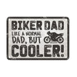 Oxford OX347 Garage Workshop Metal Sign: Biker Dad