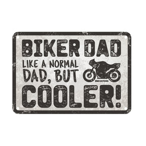 Oxford OX347 Garage Workshop Metal Sign: Biker Dad