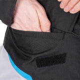 ARMR Kiso 4.0 Men's Waterproof Motorcycle Jacket Black Light Grey Blue