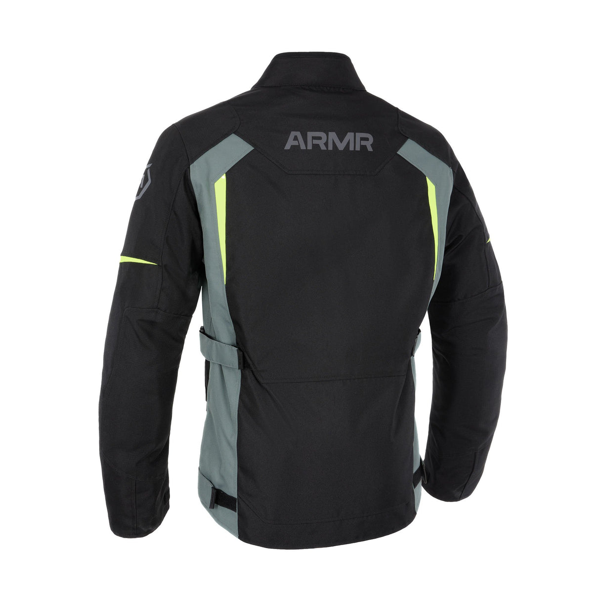 ARMR Kiso 4.0 Men's Waterproof Motorcycle Jacket Black Green Fluo Yellow