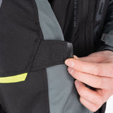 ARMR Kiso 4.0 Men's Waterproof Motorcycle Jacket Black Green Fluo Yellow