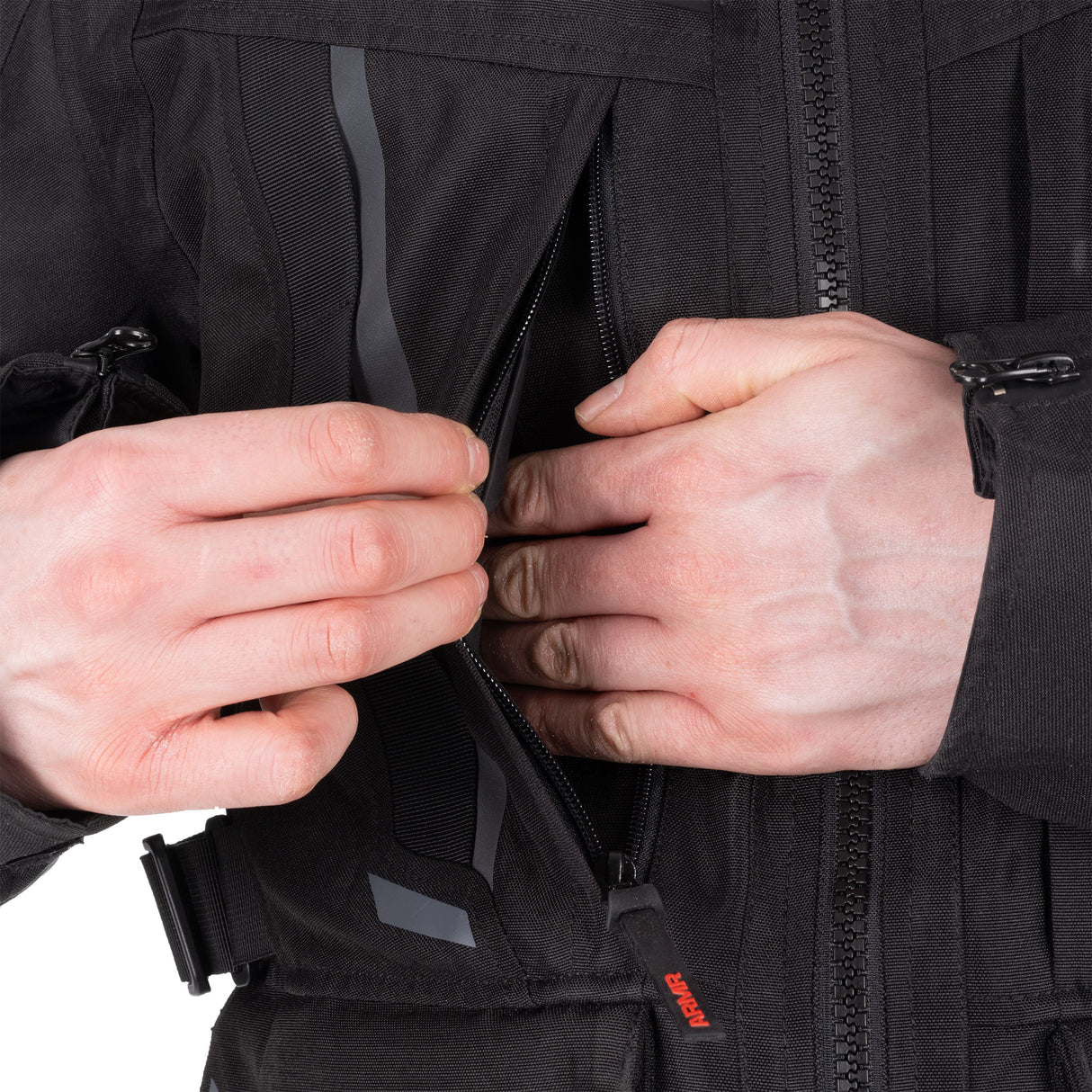 ARMR Kumaji 3.0 Men's Waterproof Motorcycle Jacket Black