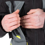 ARMR Kumaji 3.0 Men's Motorcycle Jacket Black Green Fluo Yellow
