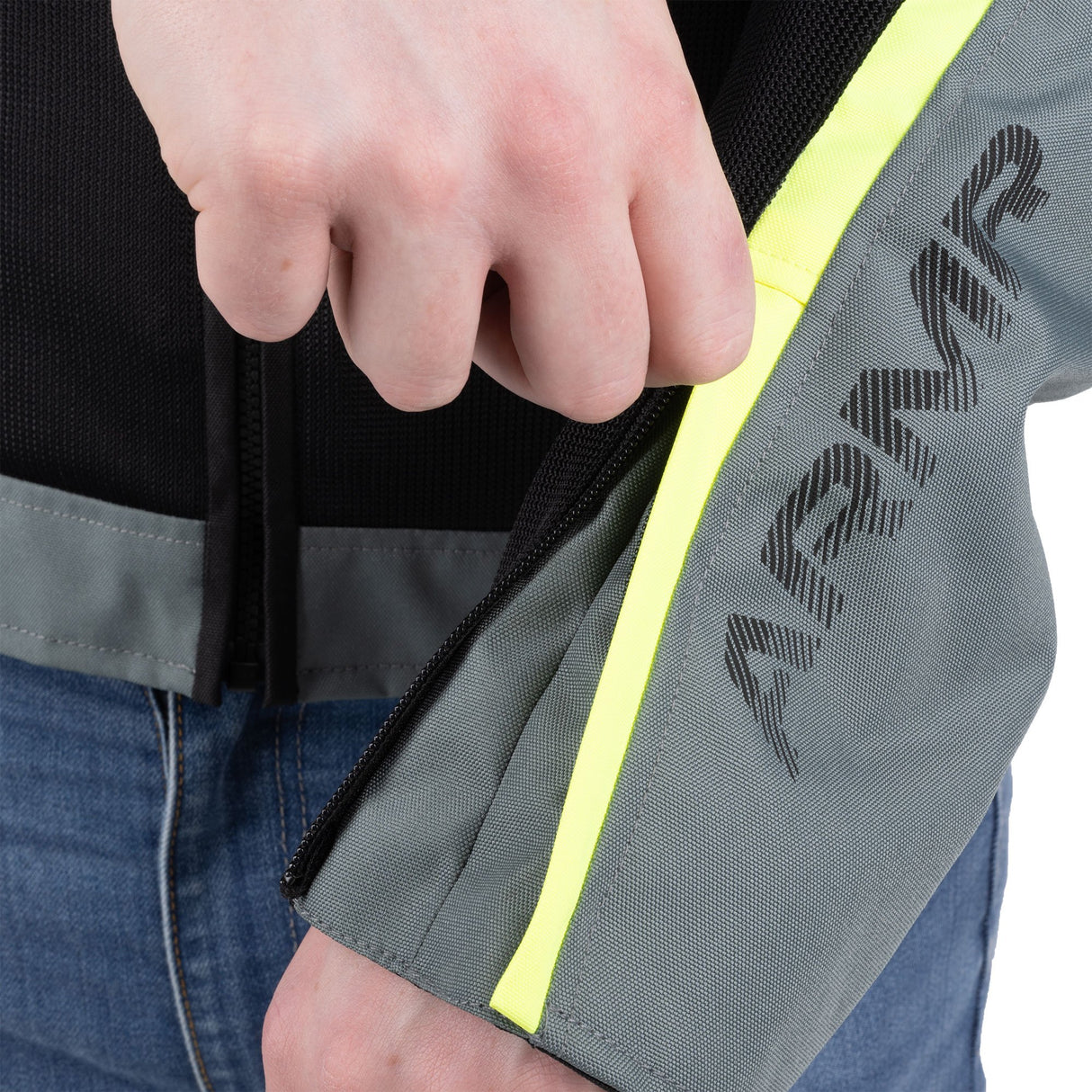 ARMR Eyoshi 3.0 Air Men's Motorcycle Jacket Black Green Fluo Yellow