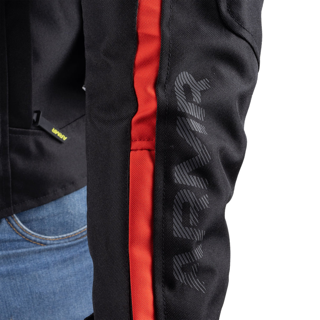 ARMR Eyoshi 3.0 Men's Waterproof Motorcycle Jacket Black Red