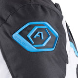 ARMR Eyoshi 3.0 Men's Waterproof Motorcycle Jacket Black Light Grey Blue