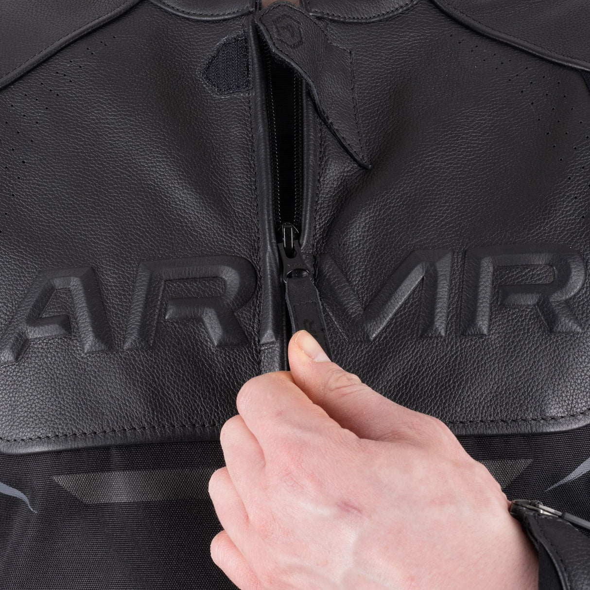 ARMR Raiden 3.0 Men's Motorcycle Leather Jacket Black