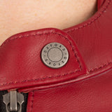 Oxford Radley Ladies Leather Motorcycle Jacket Red