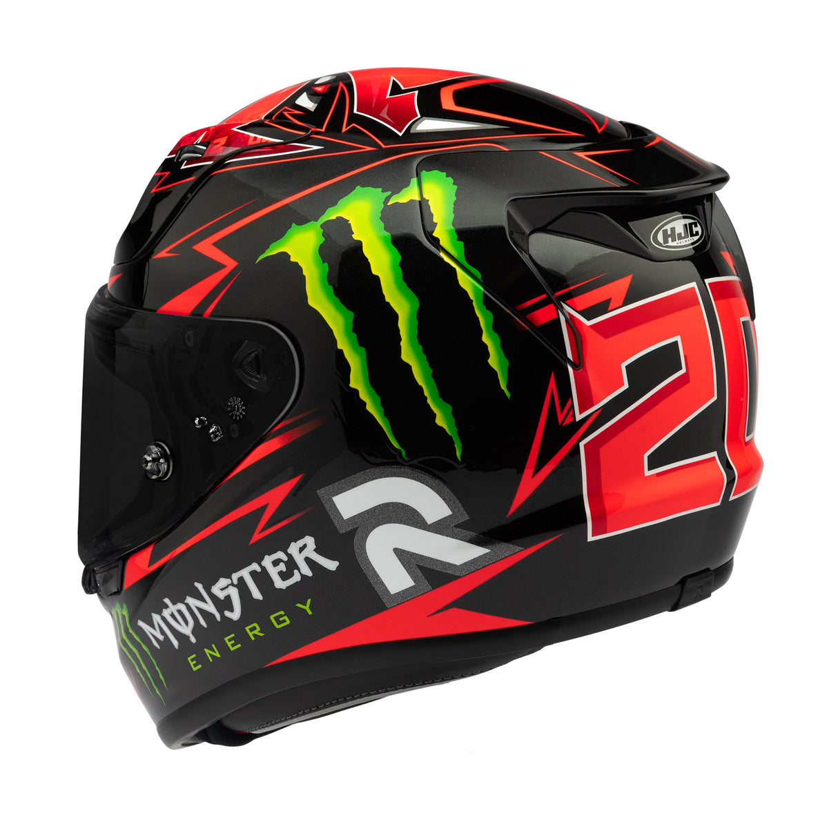 HJC RPHA 12 Quartararo Replica MC1 Motorcycle Helmet