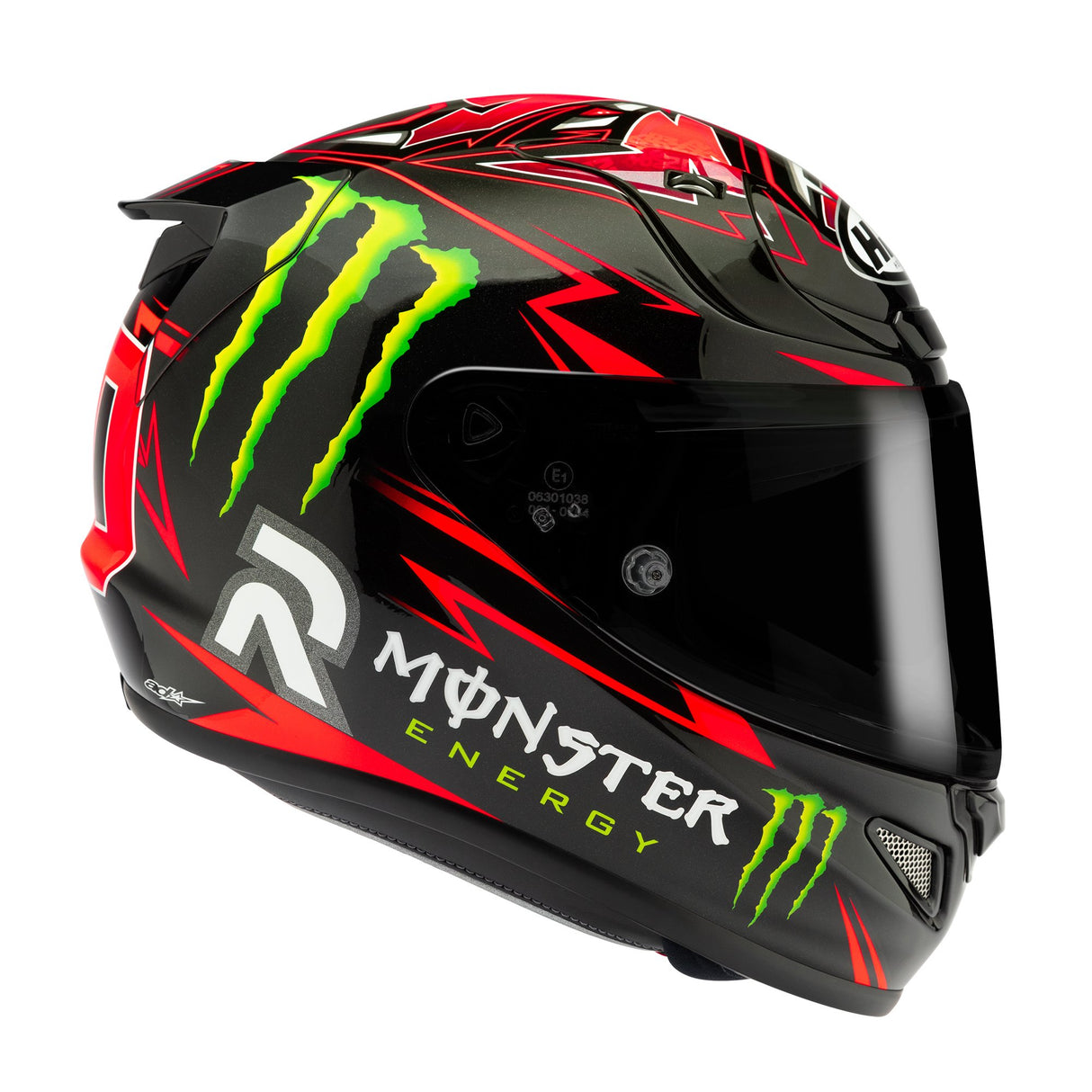 HJC RPHA 12 Quartararo Replica MC1 Motorcycle Helmet