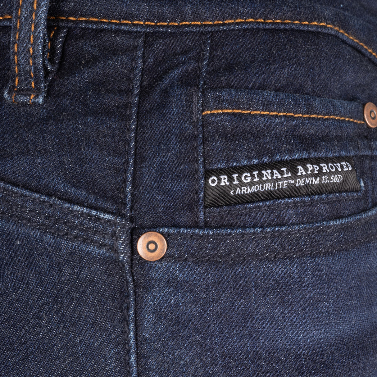 Oxford Original Approved Sofia AA Women's Straight Motorcycle Jeans Indigo