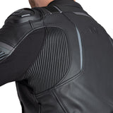 Oxford Cypher 1.0 Men's Leather Motorcycle Jacket Black
